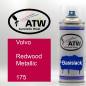 Preview: Volvo, Redwood Metallic, 175: 400ml Sprühdose, von ATW Autoteile West.